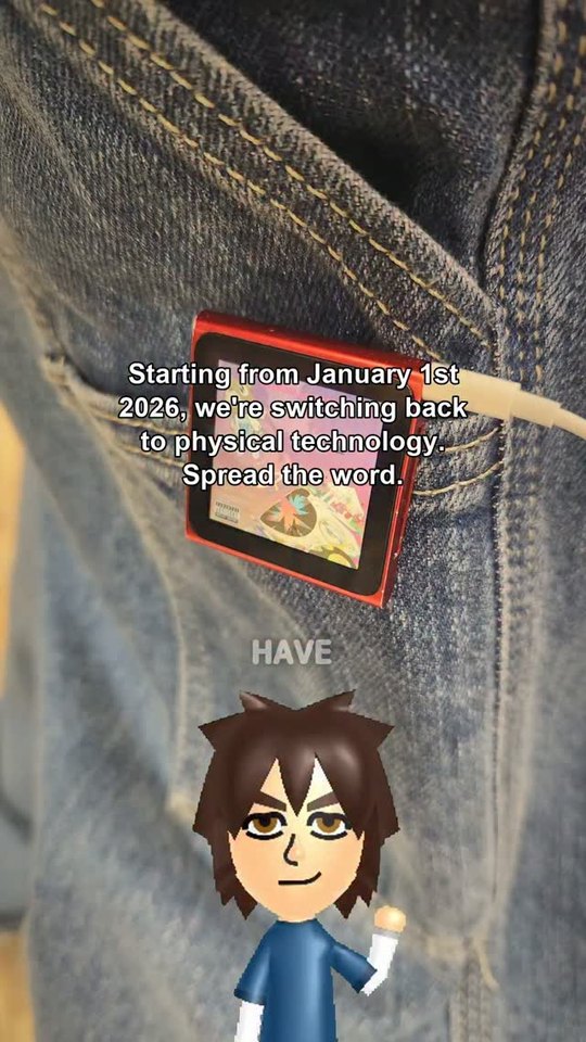 Reel cover: starting from January 1st 2026, we're switching back to physical technology
