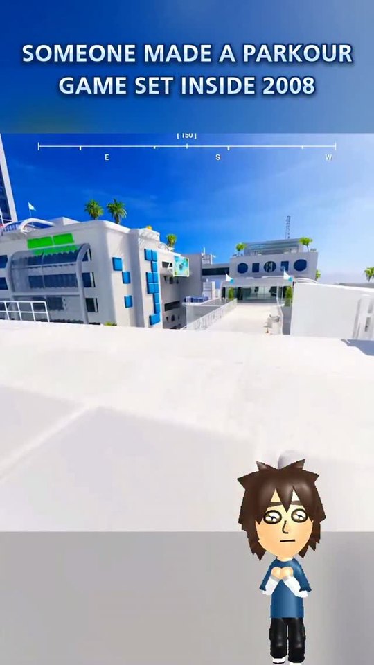 Panline reel cover: someone made a parkour game set inside 2008